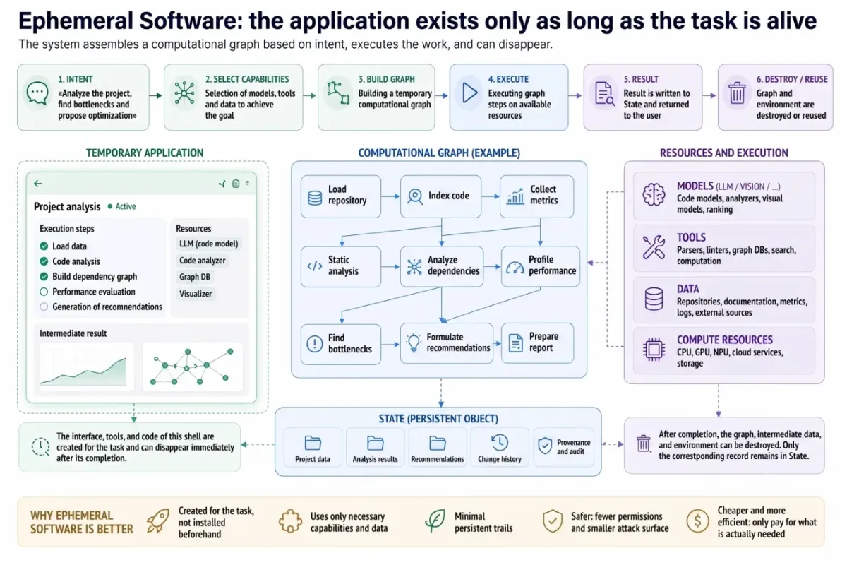 Ephemeral Software: an app built for the task