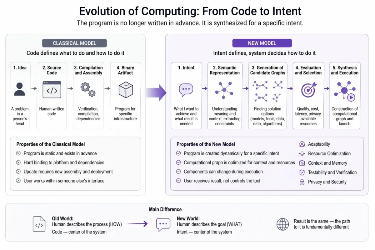 The evolution of computing: from code to intent