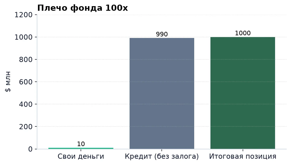 Плечо фонда 100x