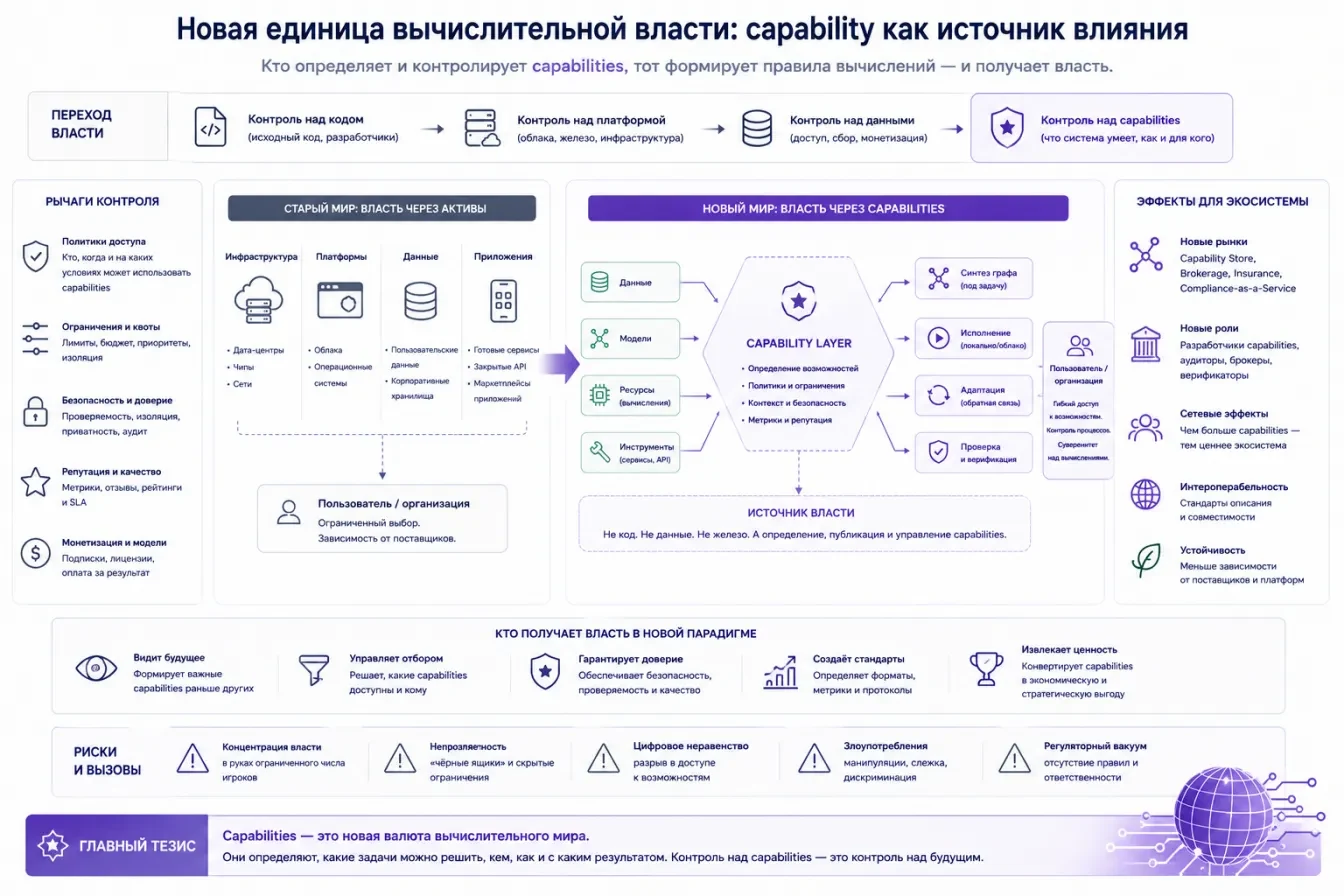 Новая единица вычислительной власти: capability как источник влияния