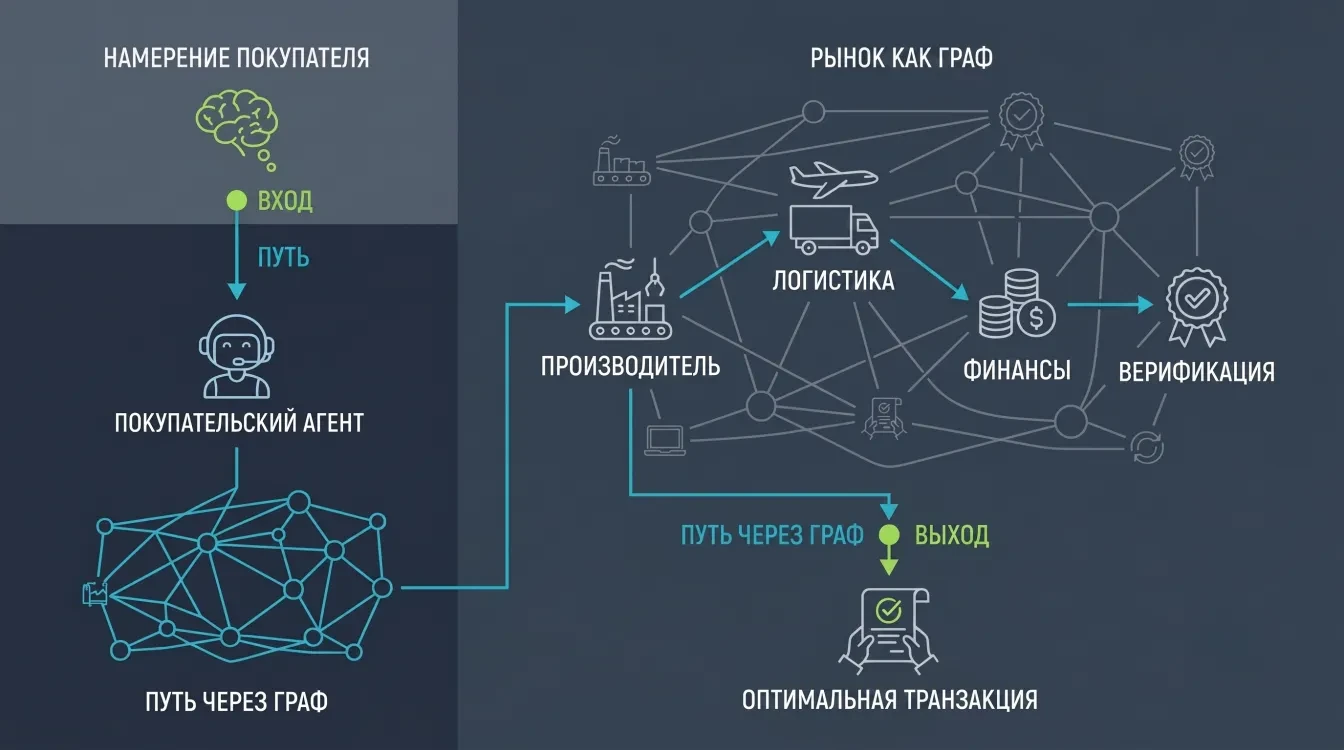 Рынок как граф агентов