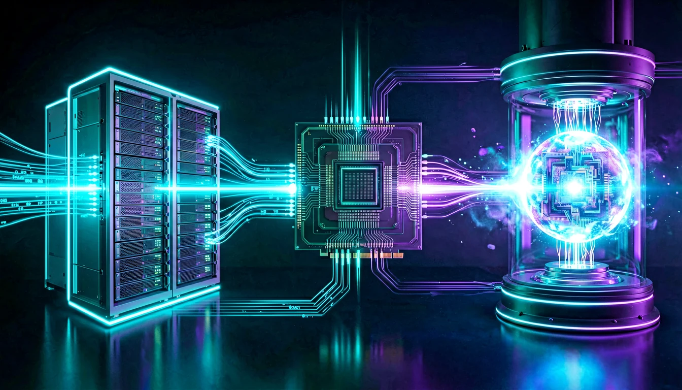 Гибридный контур HPC + GPU + QPU: классический суперкомпьютер фильтрует, QPU считает ground state energy