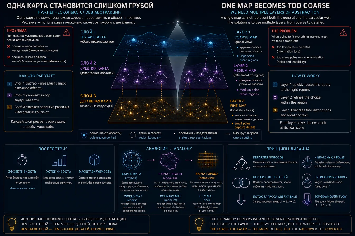 Разделение функций: одна карта становится слишком грубой
